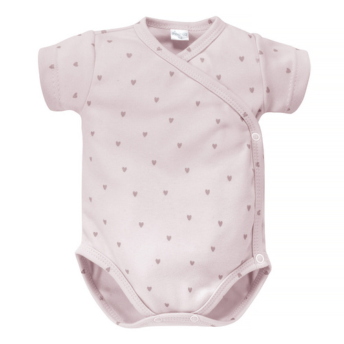 Hello Envelope боди с къс ръкав Пинокио ​​- розово