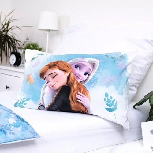 Frozen Frozen Памучно спално бельо за легло от Jerry Fabrics, синьо