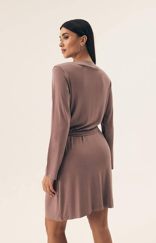 42681 Дамски халат Noves Henderson - златисто кафяв