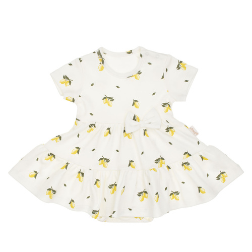 212159 Tola Рокля-боди с къс ръкав Nicol - кремава