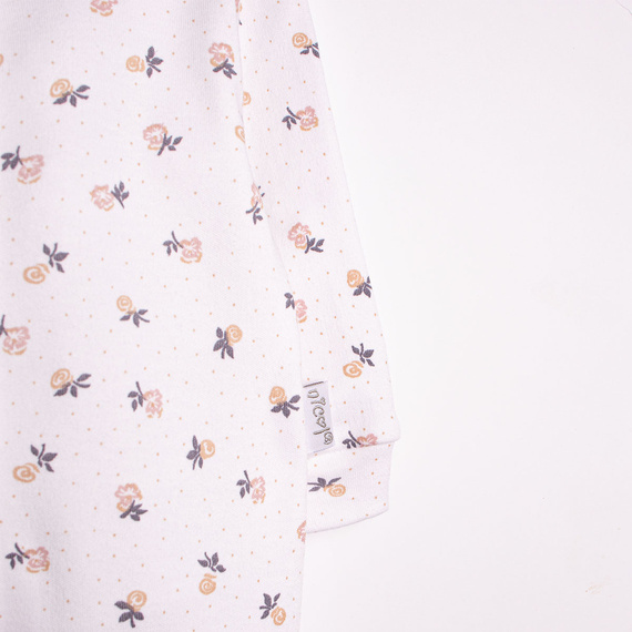 220031 Бебешки гащеризон Nicol памук 100% цветя с крачета