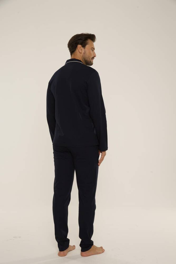 729 Norberto Мъжка пижама De Lafense - тъмно синьо