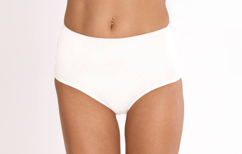 018 Sara Бикини с висока талия De lafense - бяло