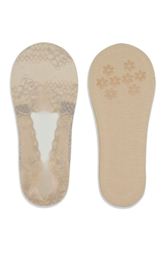 SN048 Дамски балеринки Noviti - бежови