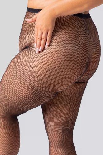 Мрежести чорапогащи Rete Queen Size – черни, с малка мрежа, елегантни и удобни