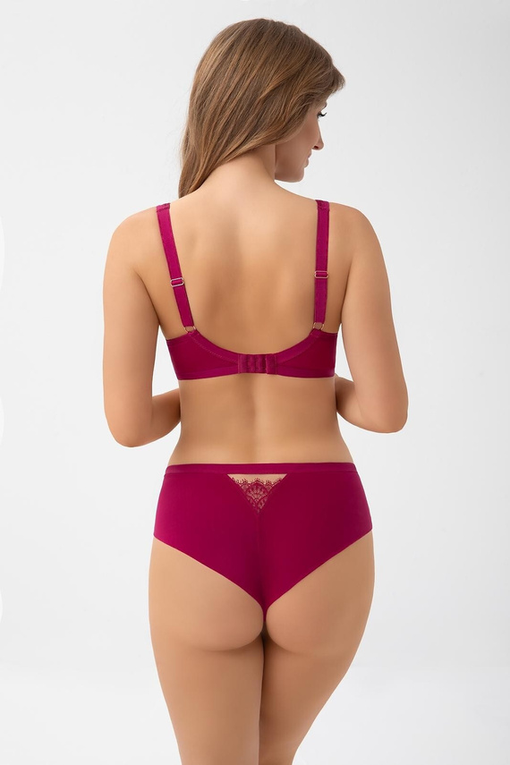 Бикини бразилиана B006 Dayana Gorsenia розови тюл и дантела
