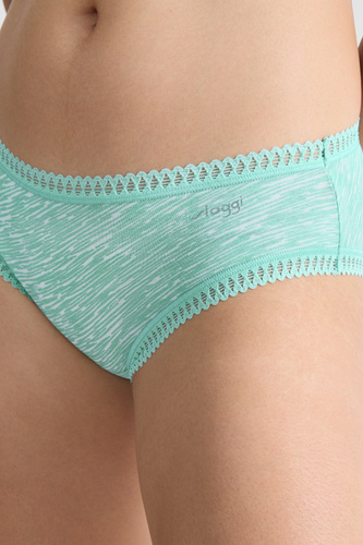 GO Crush C3P Hipster Дамски Sloggi 3-Pack - V007 тюркоаз