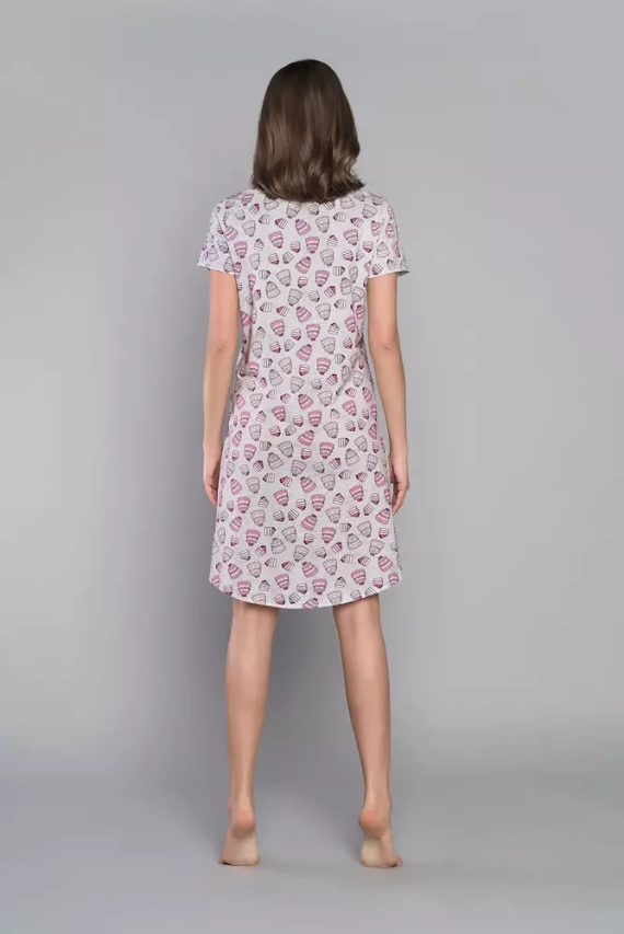 Dolce Дамска риза с къс ръкав Италианска мода - принт 