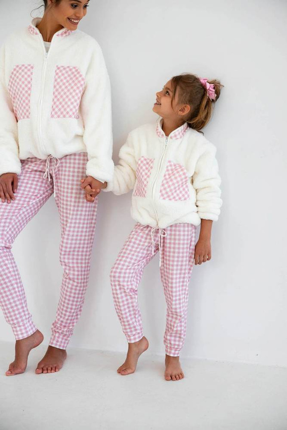 Детска блуза Nanny от Sensis - екрю-розова