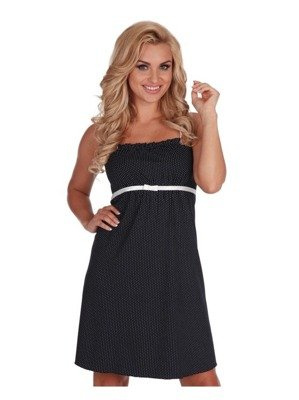 918 Dots Forex нощница без презрамки - тъмносиня