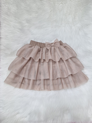 Бежова пола от тюл Mia Bambarillo