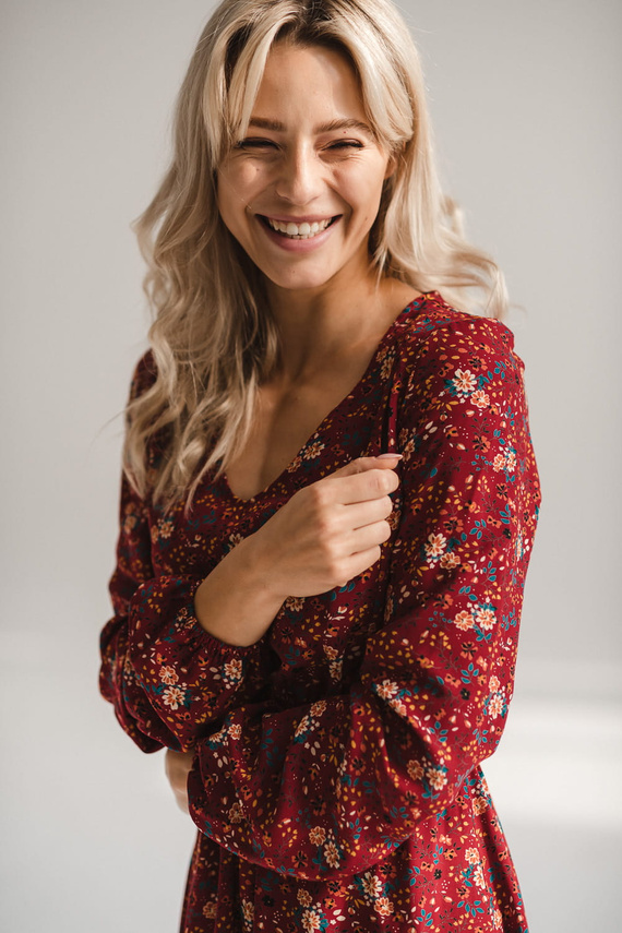 Lovely Dress Midi sukienka ciążowa i do karmienia Milk&Love błękitny