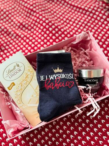 0200-134 Дамски чорапи Нейно Височество Баба Милена - тъмносини