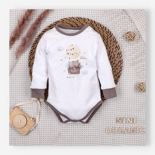 Боди Nini Balloon Friends 100% органичен памук, произведено в Полша