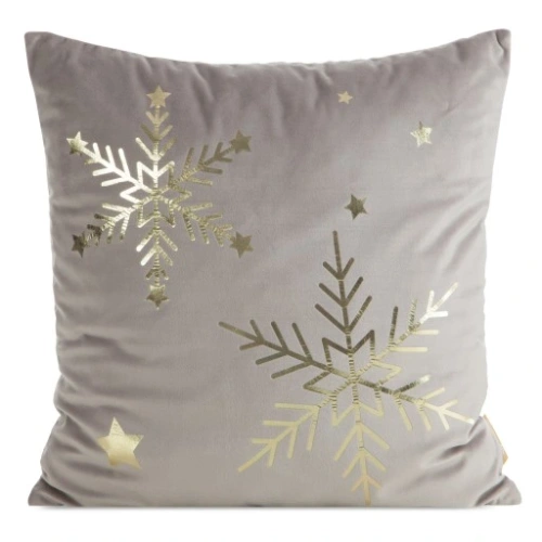 Глава 237 Коледна калъфка за възглавница от кадифе Eurofirany бежова – мека, елегантна декорация