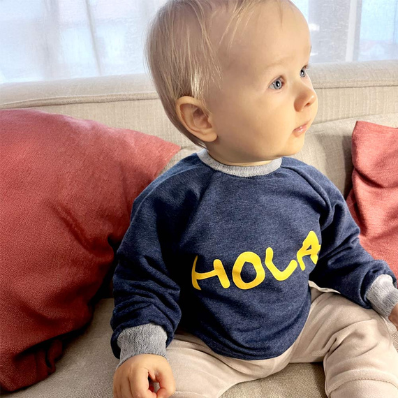 Суичър Hello World Eevi - тъмносин