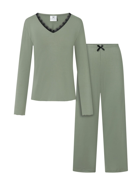 Зелена дамска пижама Emerald Dreams Momenti Per Me