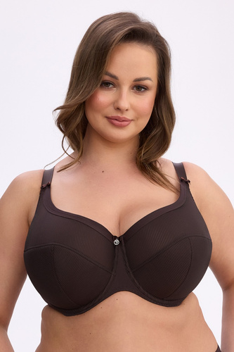 Сутиен semi soft Gaia BS1058 Sonia кафяв – стабилна опора и комфорт