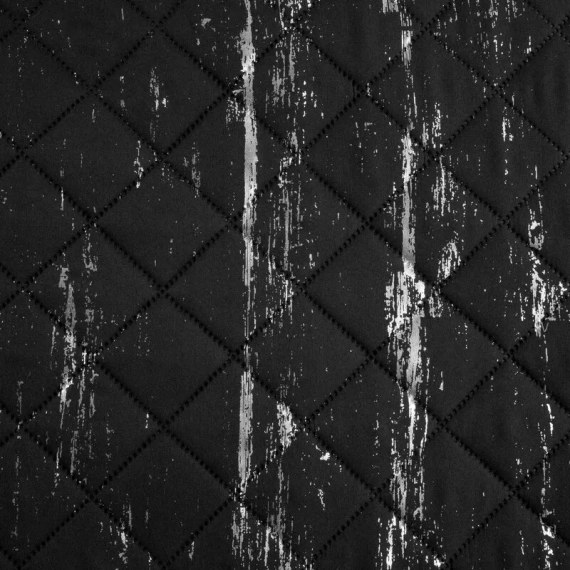 Декоративно покривало Blink 1 Design91 черно/сребристо