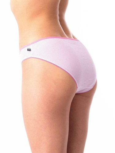 LPR 599 A'2 Дамски слипове 2 бр. Key бяло розово