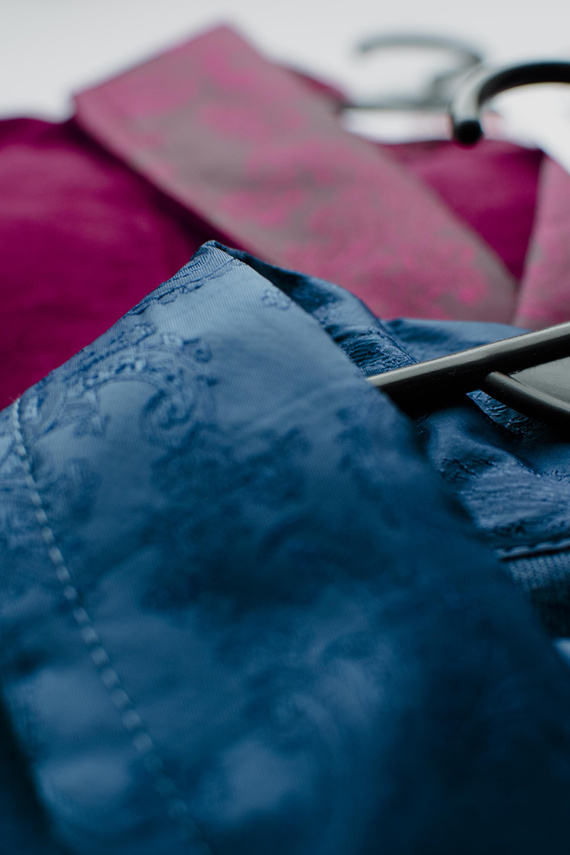 866 Noble Мъжки велурен халат De Lafense - къс, елегантен, памук - деним