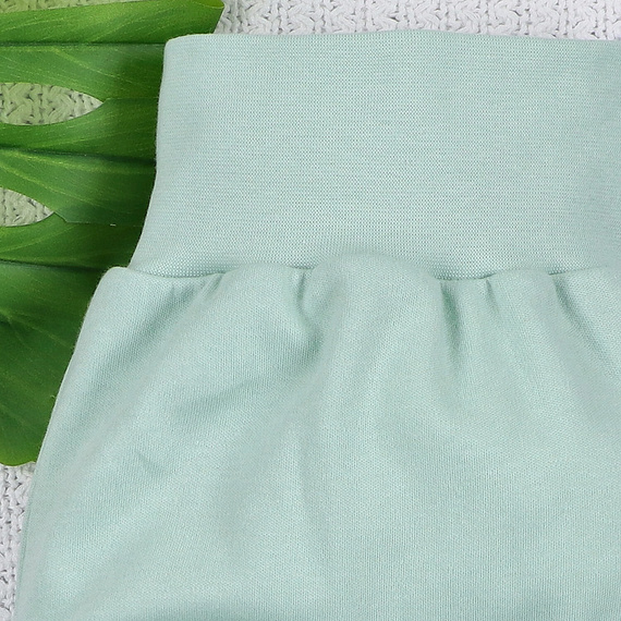 ABN-5573 Бебешки гащеризон Dino Explorer, цвят Нини, цвят мента | Органичен памук, удобна кройка