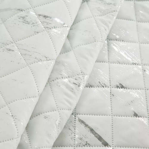 Blink 1 декоративно покривало Design91 бяло/сребристо