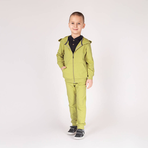 169542 Суичър с качулка Nicol - лайм