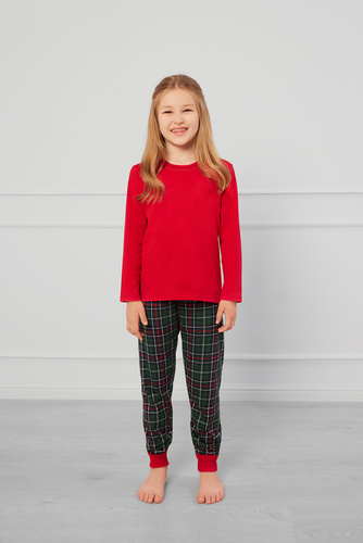 Fogo Детска пижама Италианска мода - червена/принт 