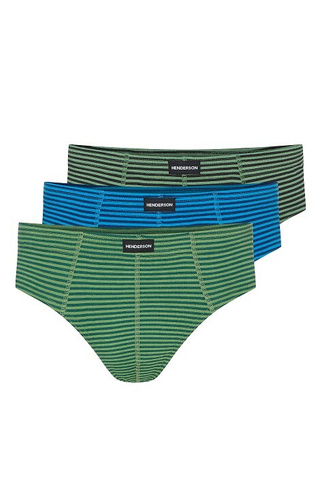 1446 K689 Мъжки памучни слипове Henderson, 3 броя в кутия