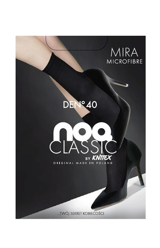 Чорапи Knittex Mira MF 42002 в цвят nero – 40 den, без натиск, удобни и елегантни