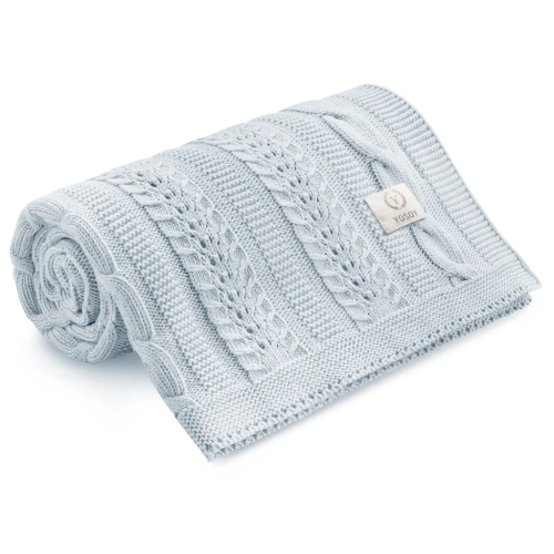 Бамбуково одеяло Dreamy, синьо, Yosoy – меко, дишащо, безопасно за деца