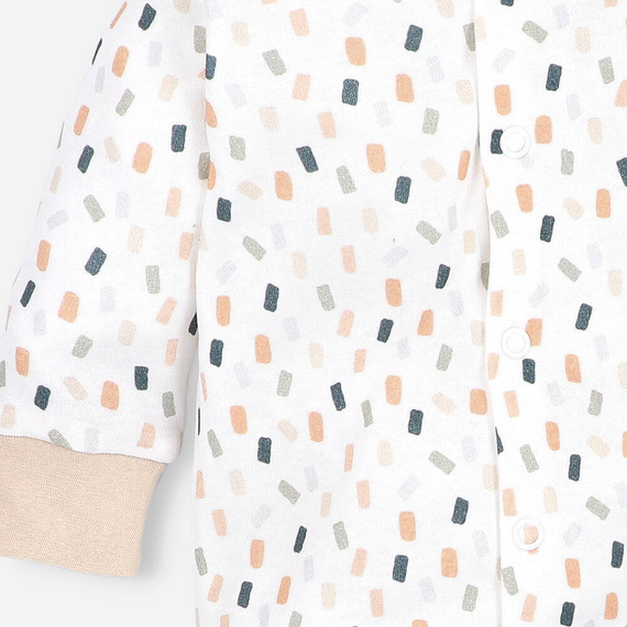 ABN-5326 Гащеризон Nini от органичен памук, кремав