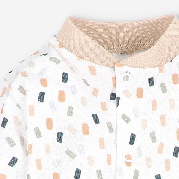 ABN-5328/KRE Бебешки кафтан Nini крем от органичен памук