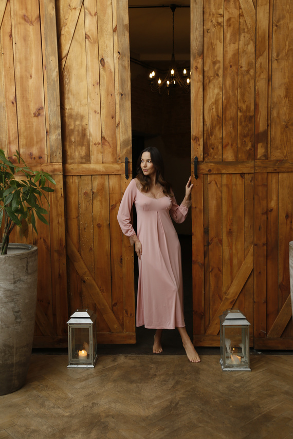 86649 Дамска нощница Одеса Чайка розова