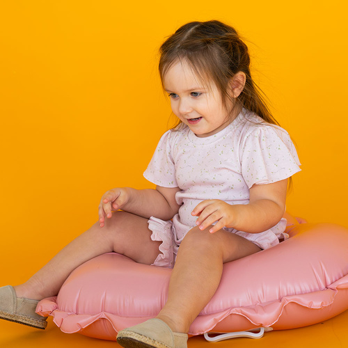 Блуза с къс ръкав Meadow Eevi - розова