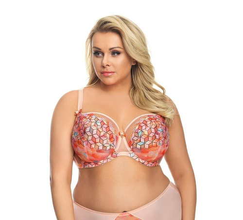K 558 Rainbow мек сутиен Gorsenia - праскова