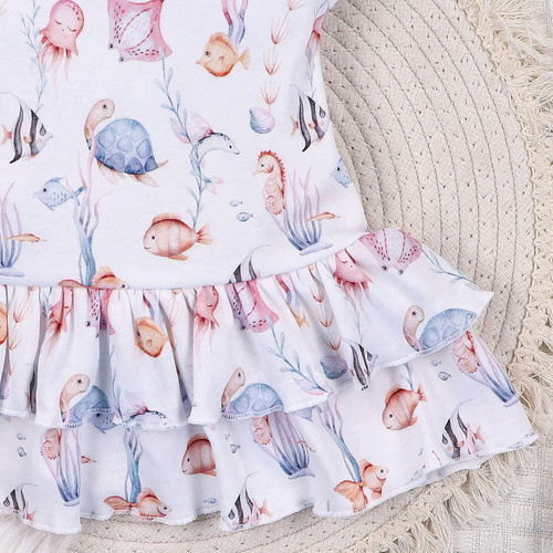 ABN-5486 Бебешка рокля Underwater World Nini – органичен памук, лека и мека