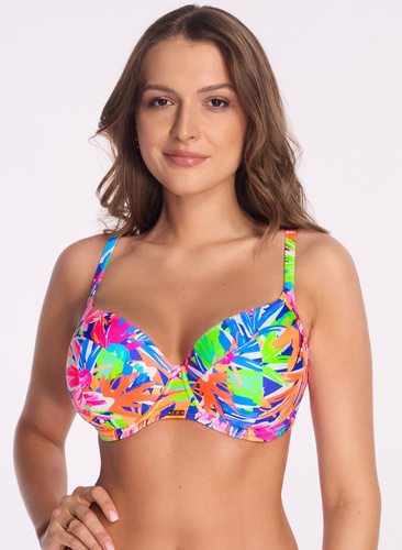 Купален сутиен Full Cup SK 242 Tropical Splash Ava – пълна подкрепа и тропически дизайн