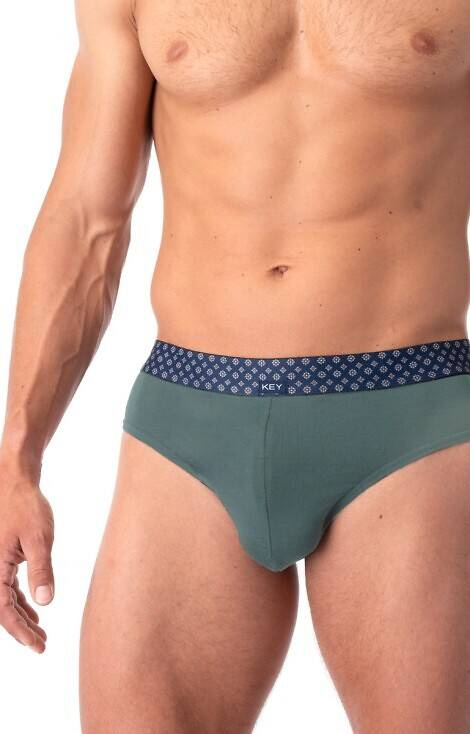 MPP 231 Bambus Slipy męskie 2-pak Key - granatowy-oliwkowy