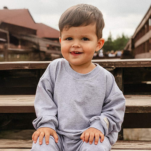 Детска блуза с дълъг ръкав Eevi Simply Comfy 100% памук