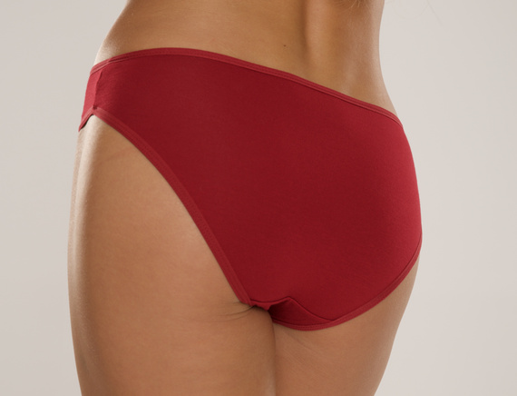 004 Limited Дамски бикини De Lafense - класически, с ниска височина, вискоза - бордо