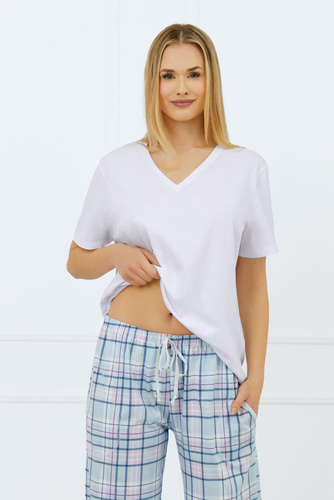 Glamour Дамски панталони за пижама Италианска мода - принт