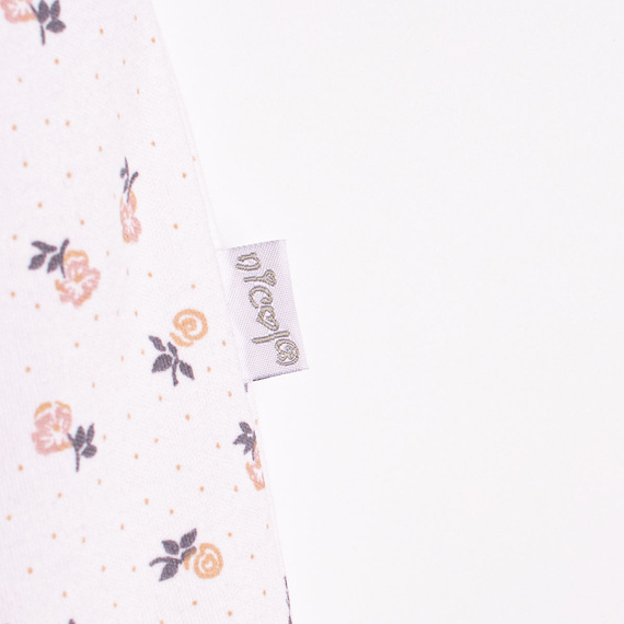 Боди за момиче Nicol 220095 с къс ръкав, памук, нежни цветенца