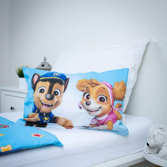 Jerry Fabrics Памучно спално бельо Paw Patrol PP650 100x135 40x60 Памук