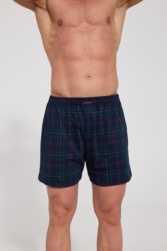 Мъжки боксерки Cornette Comfort 002/357 008/357 тъмносини 100% памук