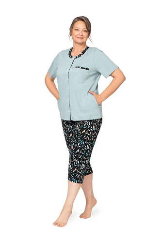 261 Дамска пижама Olga I Martel - тюркоаз
