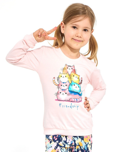 Пижама за момиче Cornette Kids Girl 594/210 Friendship 100% памук
