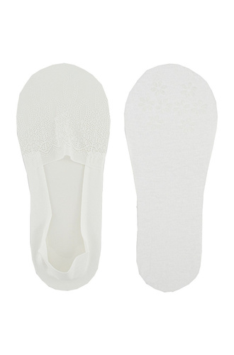 SN049 Дамски балеринки Noviti - бели