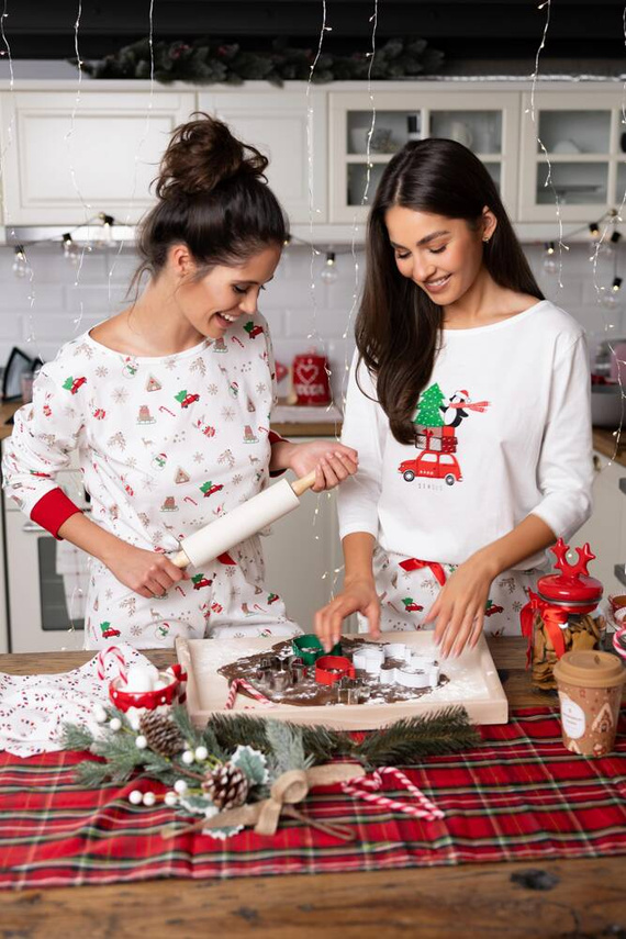 Дамска пижама Lillian Sensis -ecru